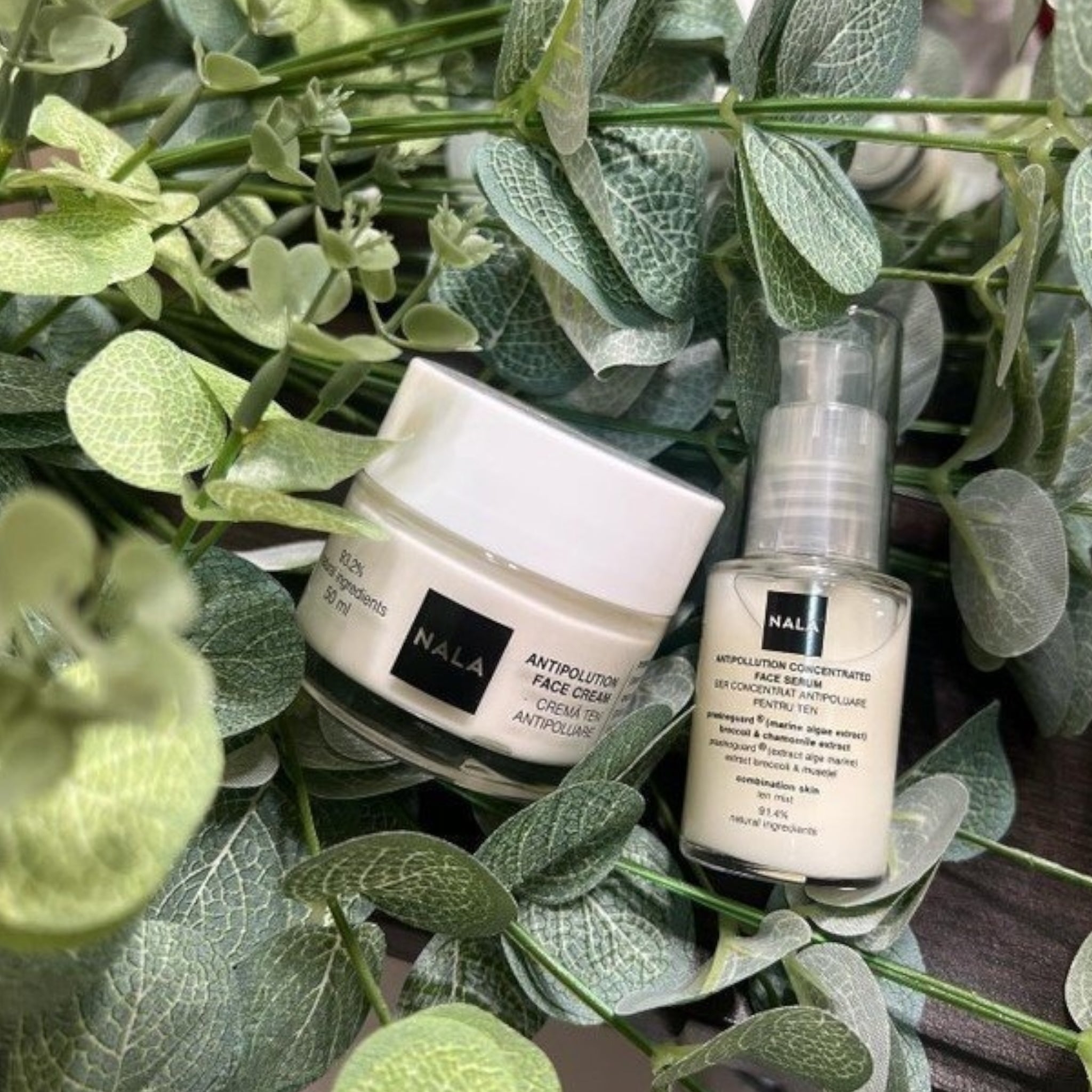 Ser Facial concentrat Antipoluare - Prasinoguard, Broccoli, Mușețel