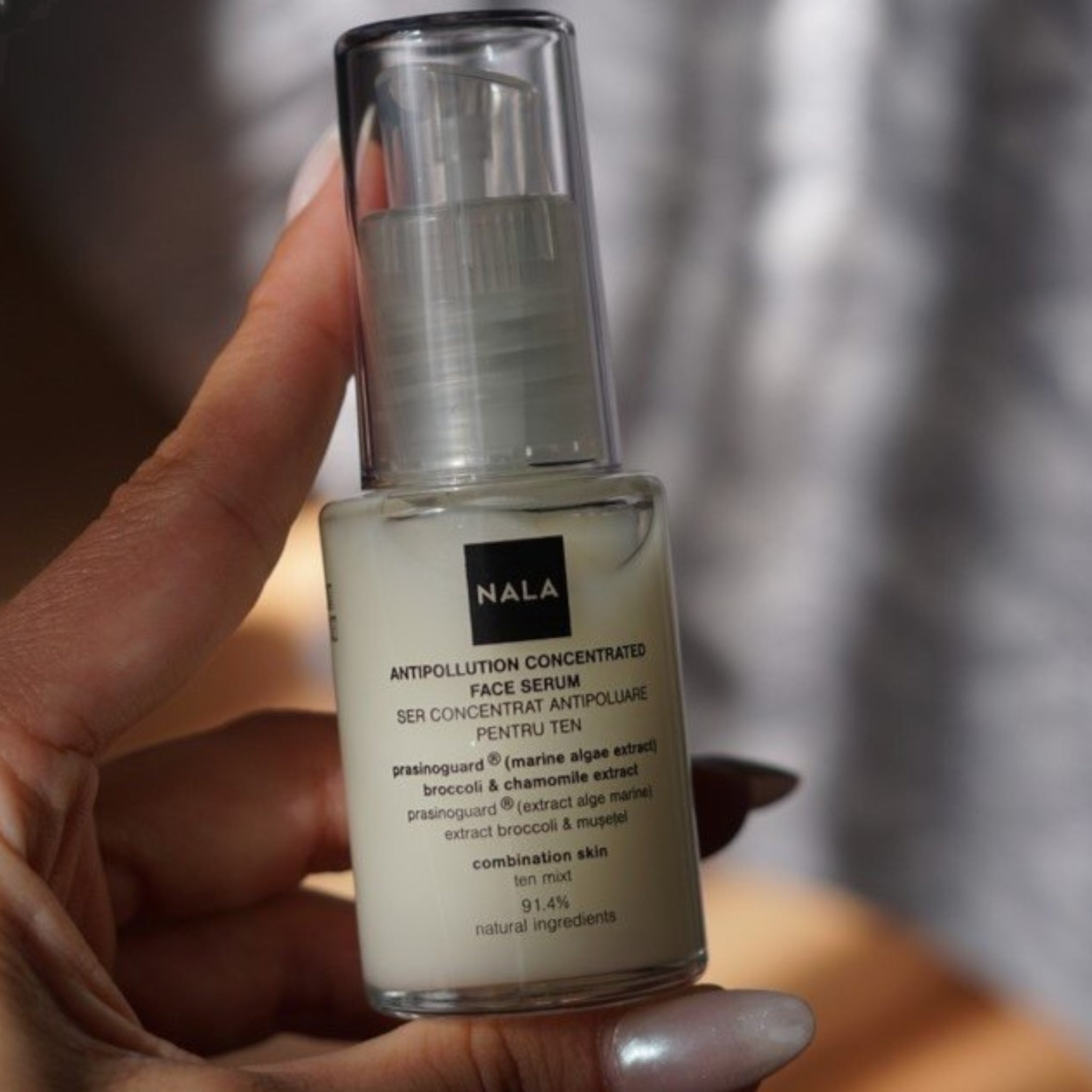 Ser Facial concentrat Antipoluare - Prasinoguard, Brocoli, Mușețel