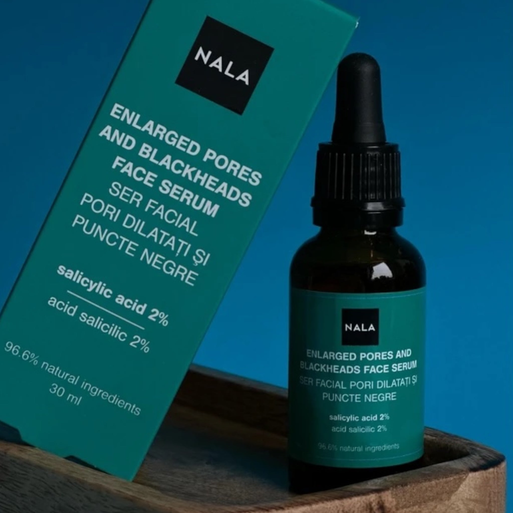 Ser Facial Pori Dilatați &amp; Puncte Negre - Acid Salicilic 2%