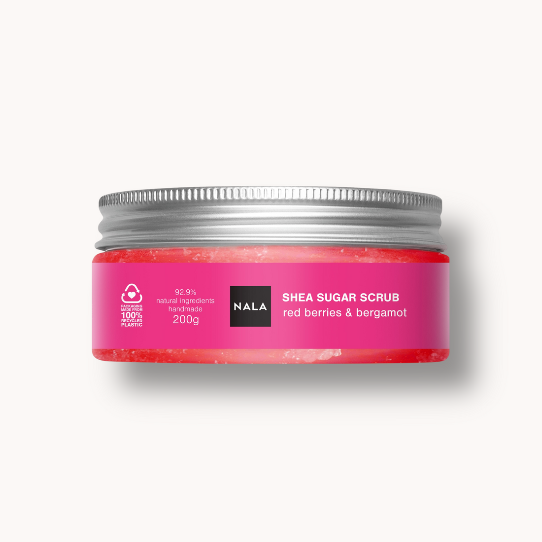 Scrub Zahăr &amp; Unt Shea - Fructe de Pădure &amp; Bergamotă