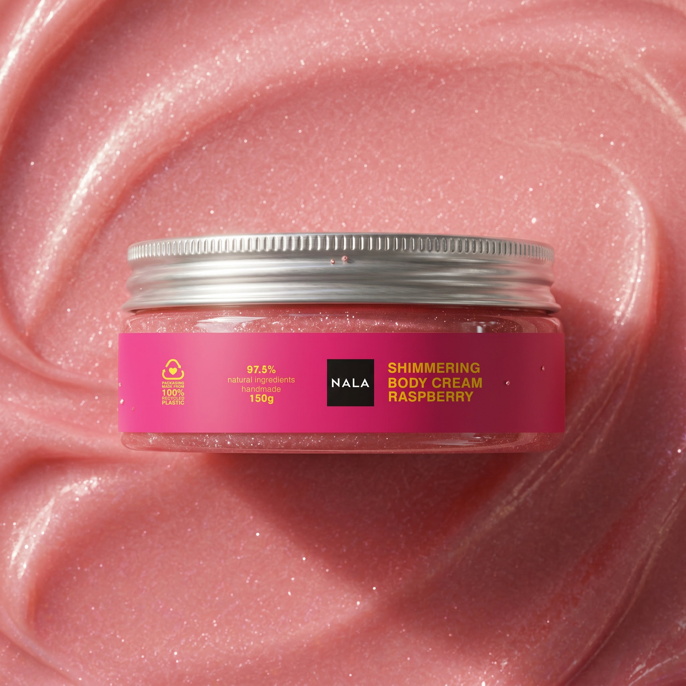 Cremă Corp Strălucitoare PINK - Zmeură