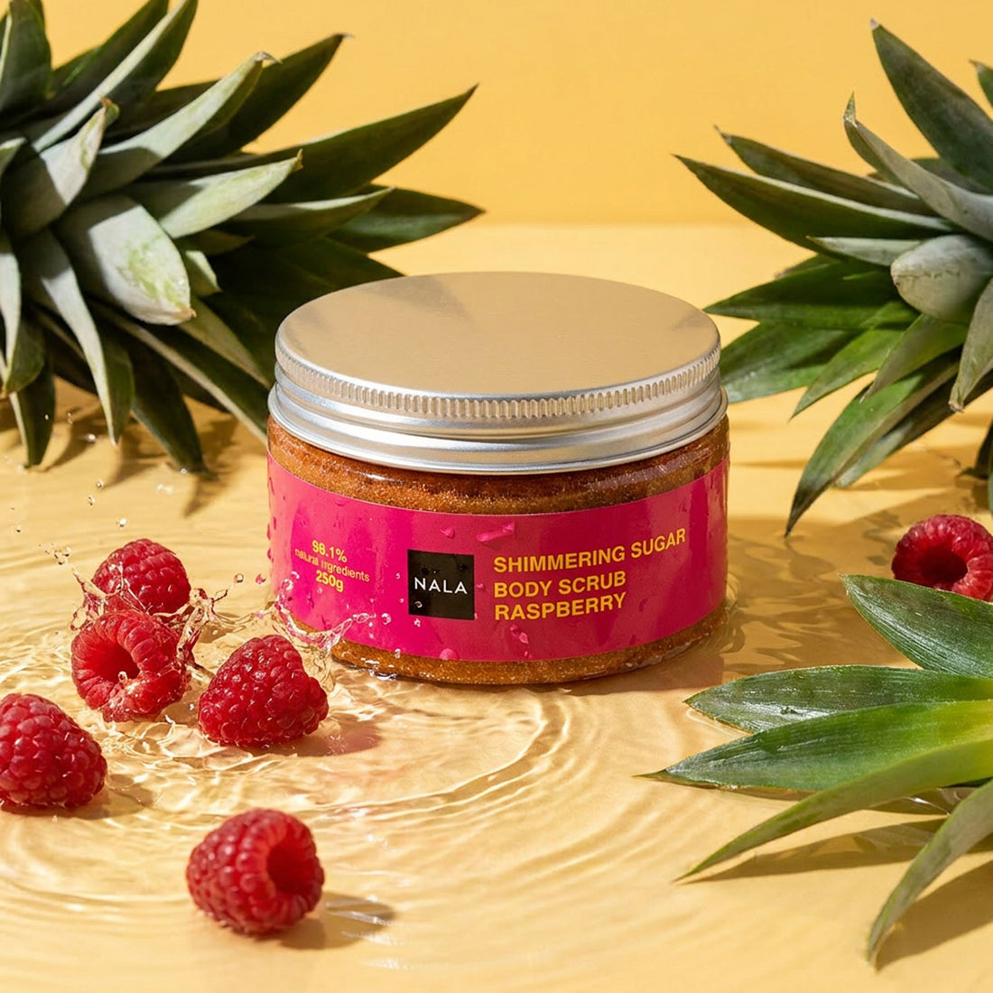 Scrub Zahăr Strălucitor PINK - Zmeură