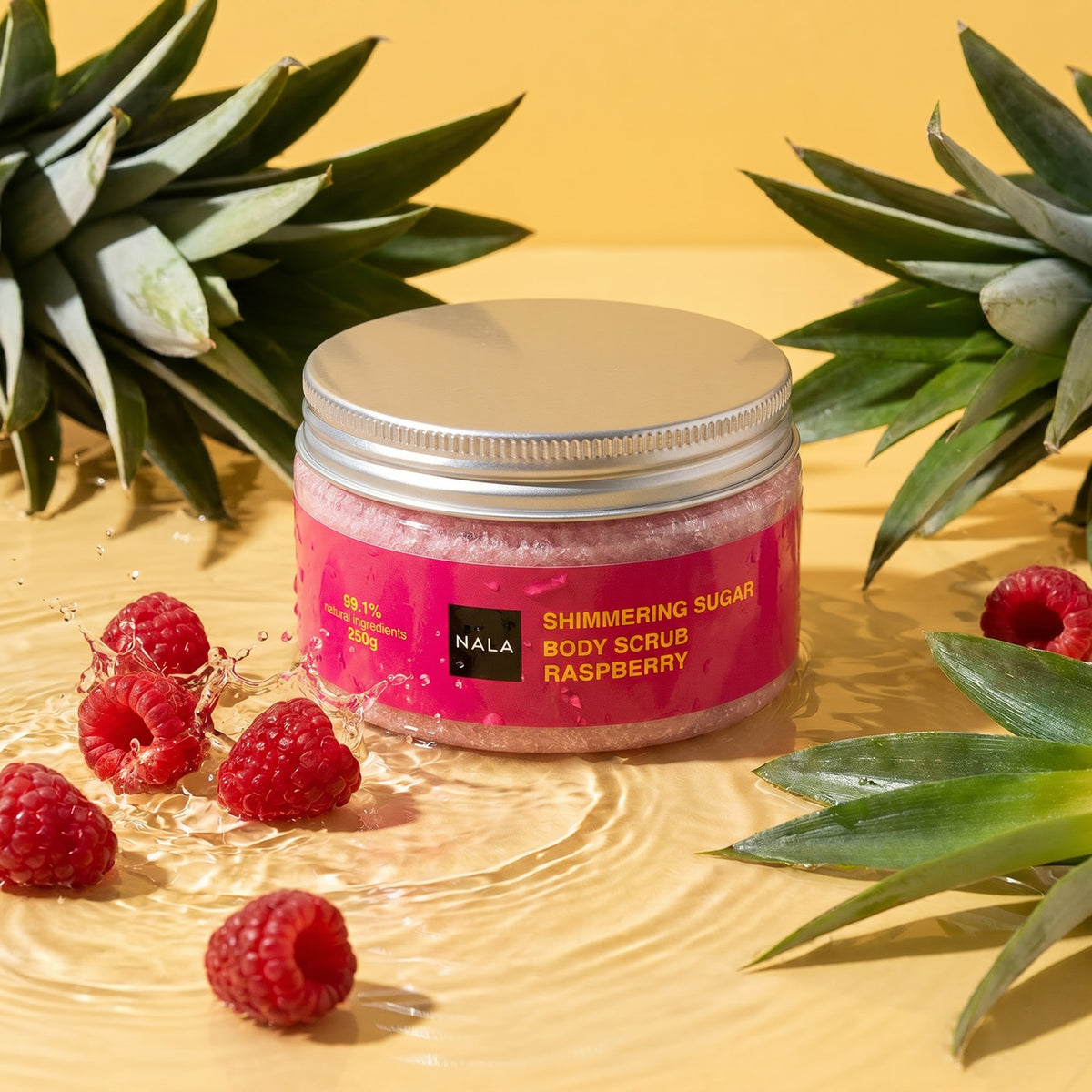 Scrub Zahăr Strălucitor PINK - Zmeură