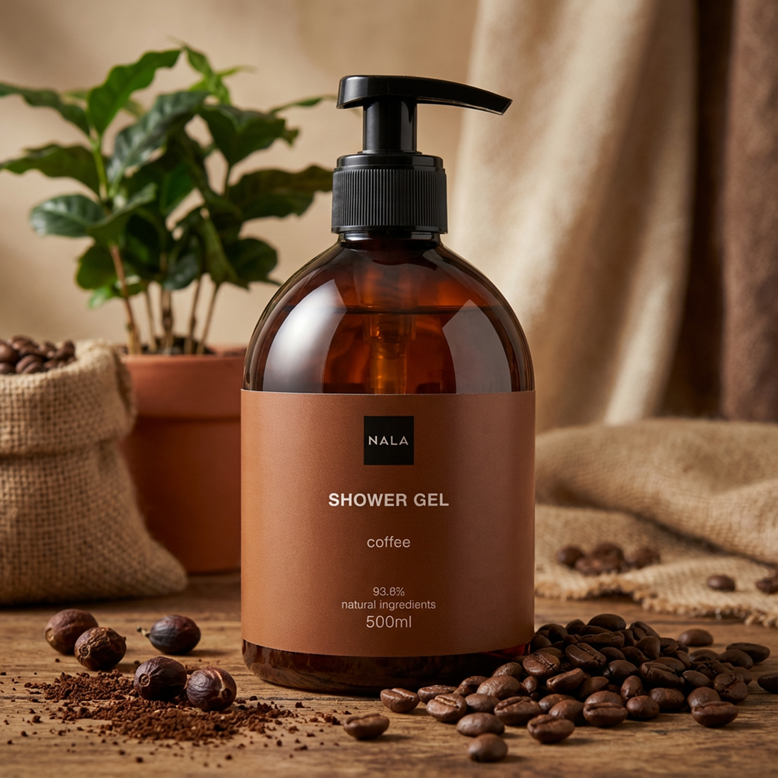 Gel de duș - Cafea