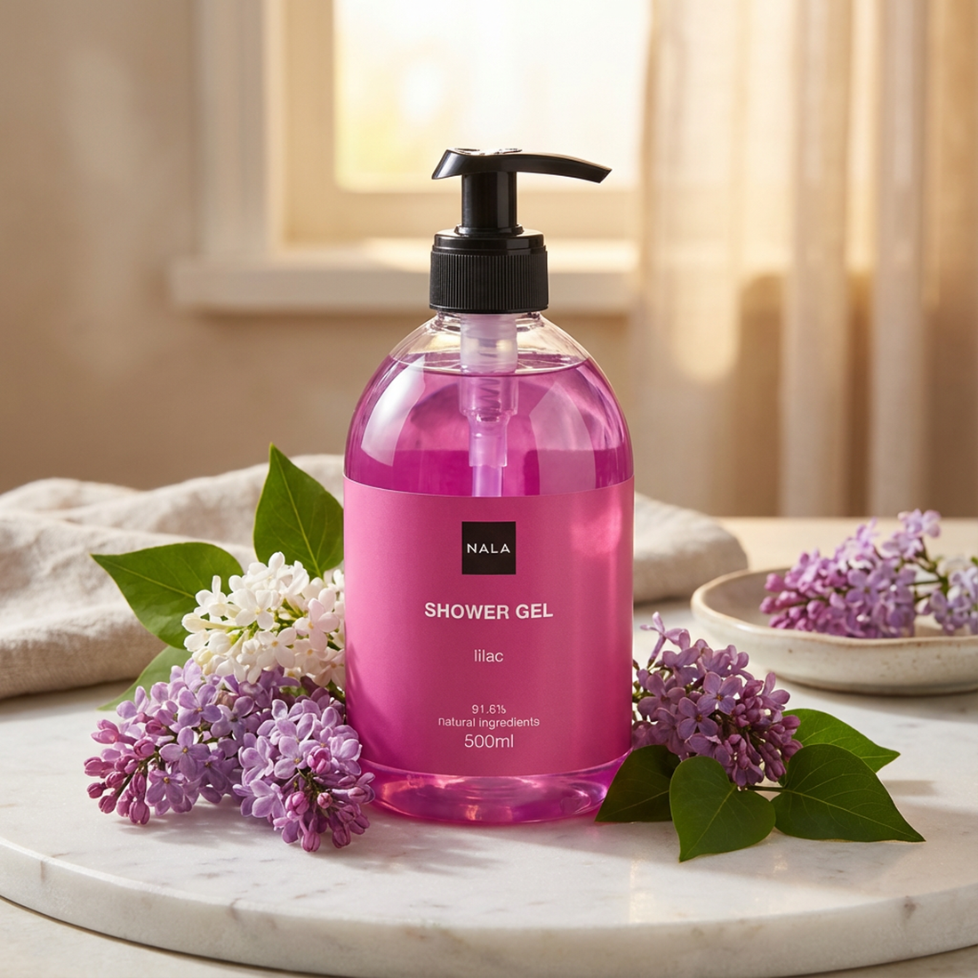 Gel de duș - Liliac