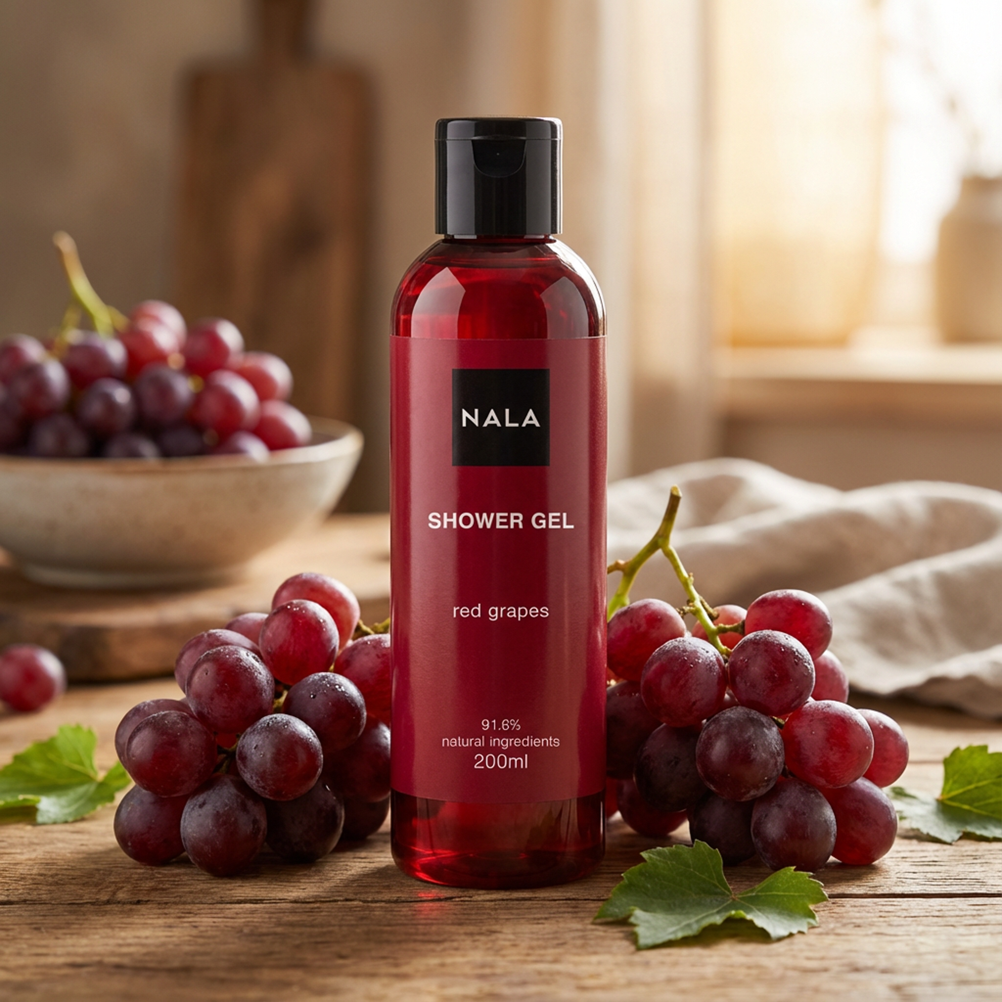 Gel de duș - Struguri roșii