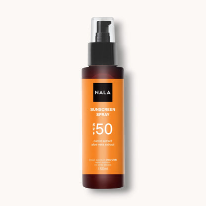 Spray Loțiune protecție solară SPF50 - Extract Morcov &amp; Aloe Vera