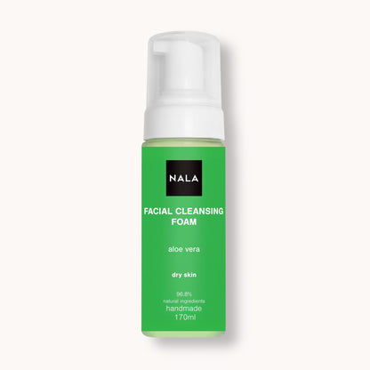 Spumă Curățare Ten Uscat - Aloe Vera